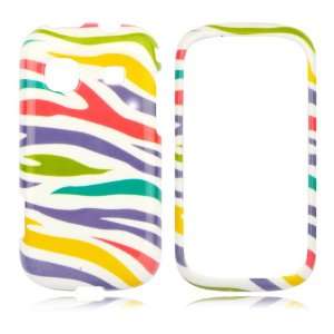 Phone Case for Samsung M380 Trender   Rainbow Zebra   Sprint   1 Pack 