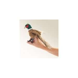   Plush Pheasant Mini Finger Puppet By Folkmanis Puppets: Toys & Games