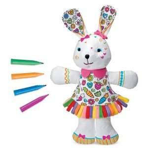  Alex Toys Color Me Bunny with Removable Clothing and 4 