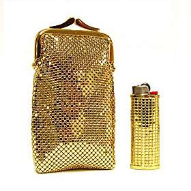 Whiting and Davis Classic Cigarette Case And Lighter Case   