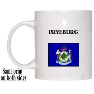  US State Flag   FRYEBURG, Maine (ME) Mug 