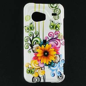  Cuffu   White Flower   HTC Incredible Case Cover + Screen 