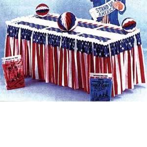  29 x 13 Patriotic Banquet Table Skirt Toys & Games