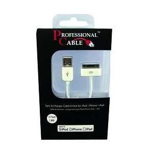 PROFESSIONAL CABLE, LLC, PROF ICABLE USB to iPod /iPhone Cnnctr Sync 