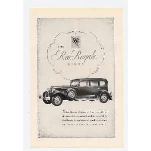  1930 Reo Royale Eight Motor Car Print Ad (13834): Home 