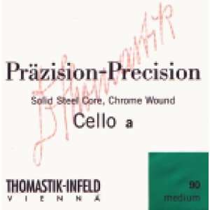  Thomastik Precision 4/4 Size Cello Strings, 4/4 Set 