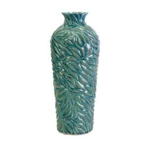   Leaf Patterned Decorative Floral Vase by Gordon: Arts, Crafts & Sewing