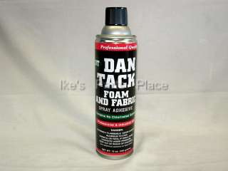 Foam & Fabric Spray Glue/Adhesive DAN TACK 10.2oz. Can  