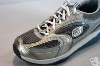 SKECHERS Sketchers Shape Ups Accelorators Silver Shoes 12320 New size 
