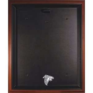  Brown Framed Falcons Logo Jersey Display Case: Sports 