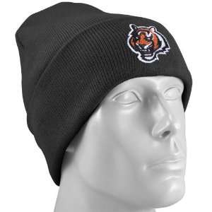 Reebok Cincinnati Bengals Black Basic Knit Beanie Cap :  