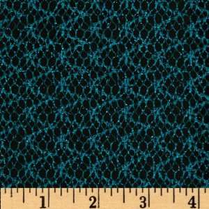  60 Wide Pixie Nylon Glitter Mesh Turquoise Fabric By The 