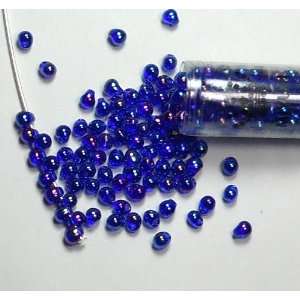  Cobalt Blue Ab Rainbow Miyuki 3.4mm Fringe Seed Bead Glass 