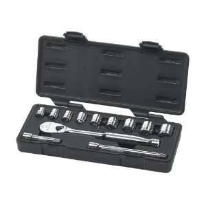  GearWrench 80556 12 Piece 3/8 Inch Drive SAE Socket Set 