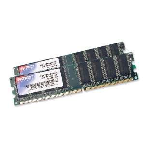   GB PC 3200 DDR 400MHz Dual Channel Memory Kit   PSD2G400K Electronics