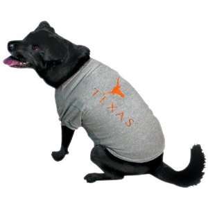    NCAA Texas Longhorns Ash Logo Pet T shirt: Sports & Outdoors