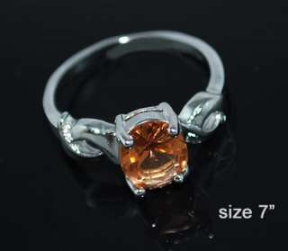 Crazy lower price Cute Rings (7MM*9MM Zircon) Finger Ring US size 7 8 