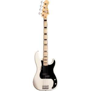  Fender 70s Precision Bass, Olympic White, Maple Fretboard 