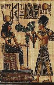   ~counted cross stitch pattern #1173~Egyptian People Fine Art Chart