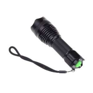 : Black Waterproof 240LM Super Bright LED Torch Lamp Light Flashlight 