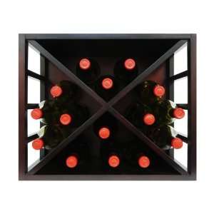   : VinoTemp Epicureanist Stackable Diamond Wine Rack: Kitchen & Dining