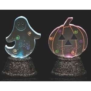   Color Changing Pumpkin and Ghost Halloween Decor 3