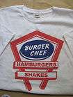 Retro BURGER CHEF 1960s Logo T Shirt T Unisex XXL 100% Cotton NEW 