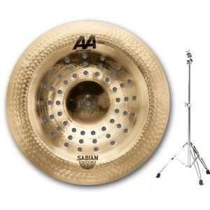   17 AA Holy China Cymbal Bundle w/Pacific CS700 Straight Cymbal Stand