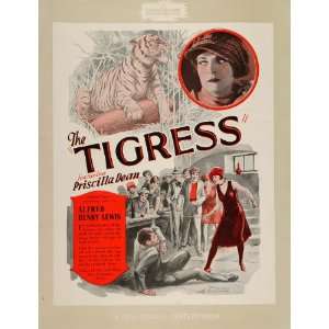   Tigress Tiger Columbia Pictures   Original Print Ad