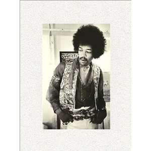  JIMI HENDRIX Matted Photo Picture Card GREAT GIFT 