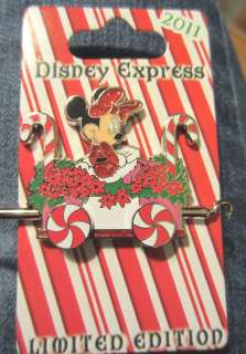 Disney Holiday Express Train Car Pin 2011 Minnie Mouse LE1000  