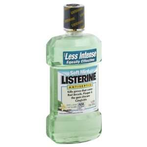  Listerine Antiseptic, Soft Mint 33.8 fl oz (1 qt 1.8 fl oz 