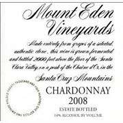 Mount Eden Vineyards Santa Cruz Mountains Chardonnay 2008 