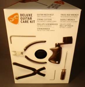 First Act Deluxe Guitar Care Kit Gift Truss Saddle NIB  