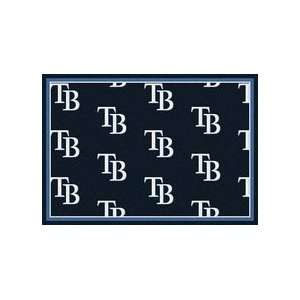  Tampa Bay Devil Rays 5 4 x 7 8 Team Repeat Area Rug 