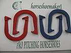 pitching horseshoes  