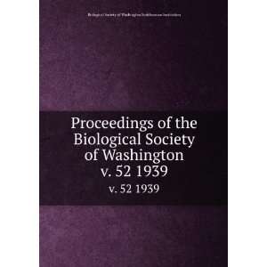  Proceedings of the Biological Society of Washington. v. 52 
