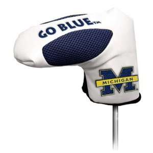  Michigan Wolverines White Synthetic Leather Putter 