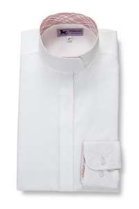 RJ Classics Sterling Stretch Show Shirt  White Plaid 34  