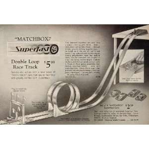   Double Loop Race Car Track   Original Print Ad: Home & Kitchen