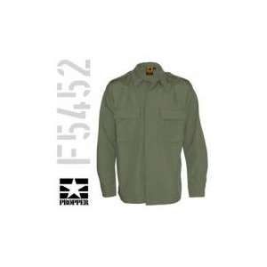  US Milspec 2 Pocket Shirt, Battle Rip, Woodland Camo, XS 