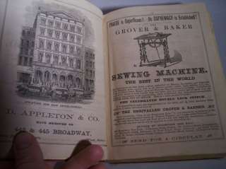 RARE 1860 US Travel Book w 4 LARGE Maps Americana  