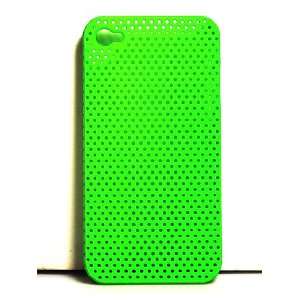   Mesh Style Back Snap on Protective Cover Case for Apple Iphone 4 4