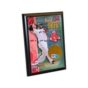  David Ortiz Red Sox 4x6 Dirt Plaque