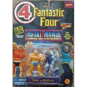  Thin vs Blastaar Fantastic Four Metal Mania: Toys & Games