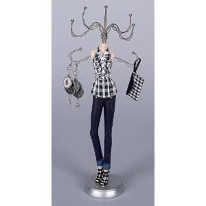  Mannequin Jewelry Stand Organizer   Plaid Appeal: Home 