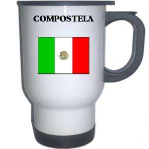 Mexico   COMPOSTELA White Stainless Steel Mug