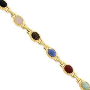    Sterling Silver & Vermeil Scarab Bracelet Length 7 Jewelry