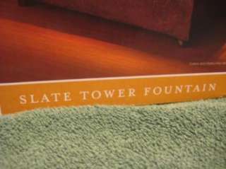 Sarah Peyton Home Slate Tower Fountain   NIB  
