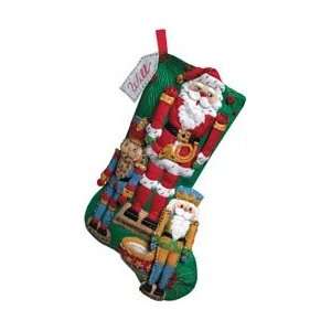  Bucilla Felt Applique Christmas Stocking Kit NUTCRACKER 